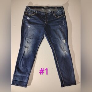 Silver Jeans Dark Blue Skinny Jeans